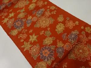 花模様織出し名古屋帯